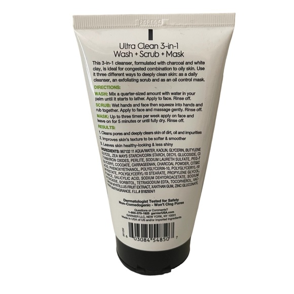 COPY - 5 Garnier SkinActive Blackhead Eliminating Scrub 5.oz /150 ml Each W/ Ch… - Picture 4 of 4